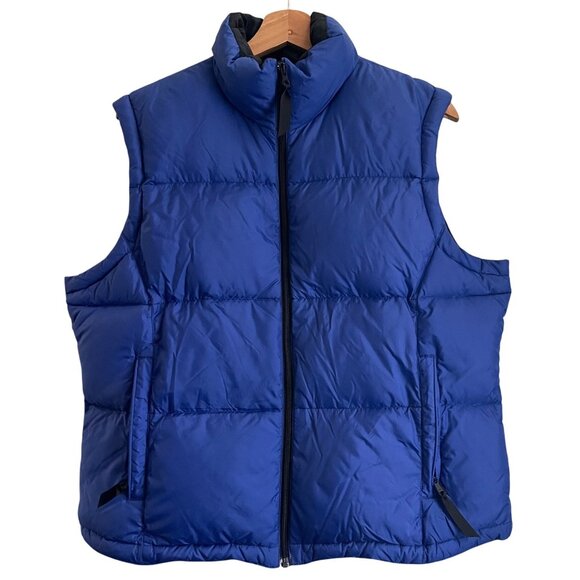 Vintage Pacific Trail Men Puffer Vest Size L Down 80/20 Trail 90s Outdoor Hiking - Picture 2 of 11